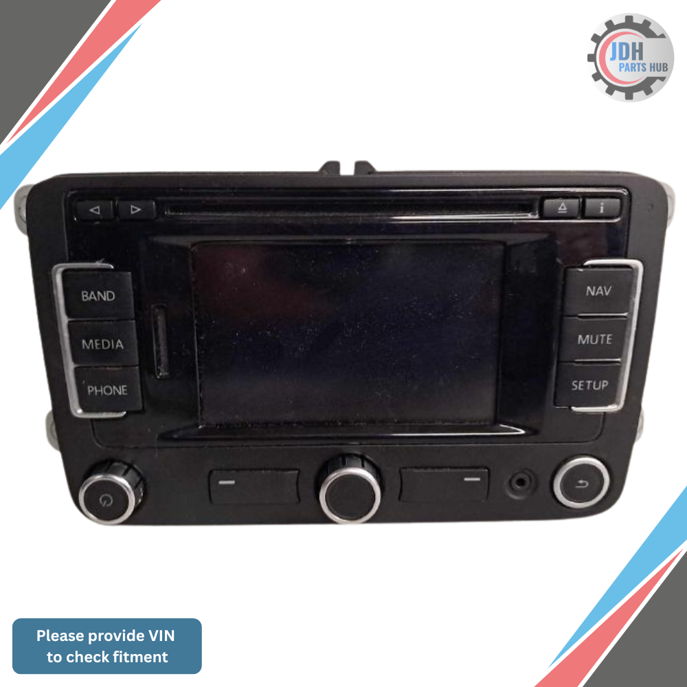 2009–2017 Volkswagen Tiguan Navigation GPS Radio Receiver CD DVD OEM — view 1