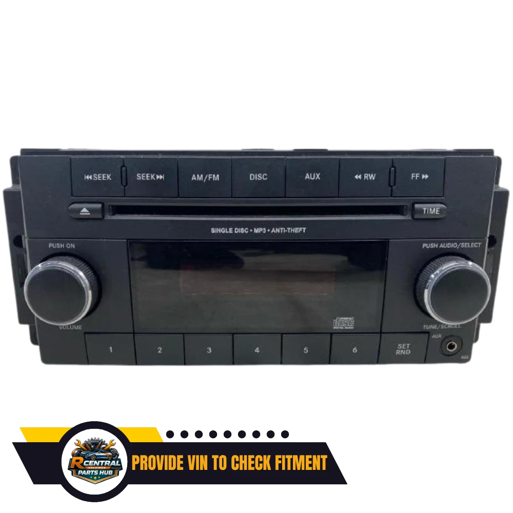 2012–2020 Dodge Caravan AM FM CD MP3 Radio Receiver RES Without Satellite OEM — view 1