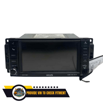 2012 Jeep Liberty AM FM CD AUX DVD Navigation Radio RHB W SATELLITE OEM 12 — view 1