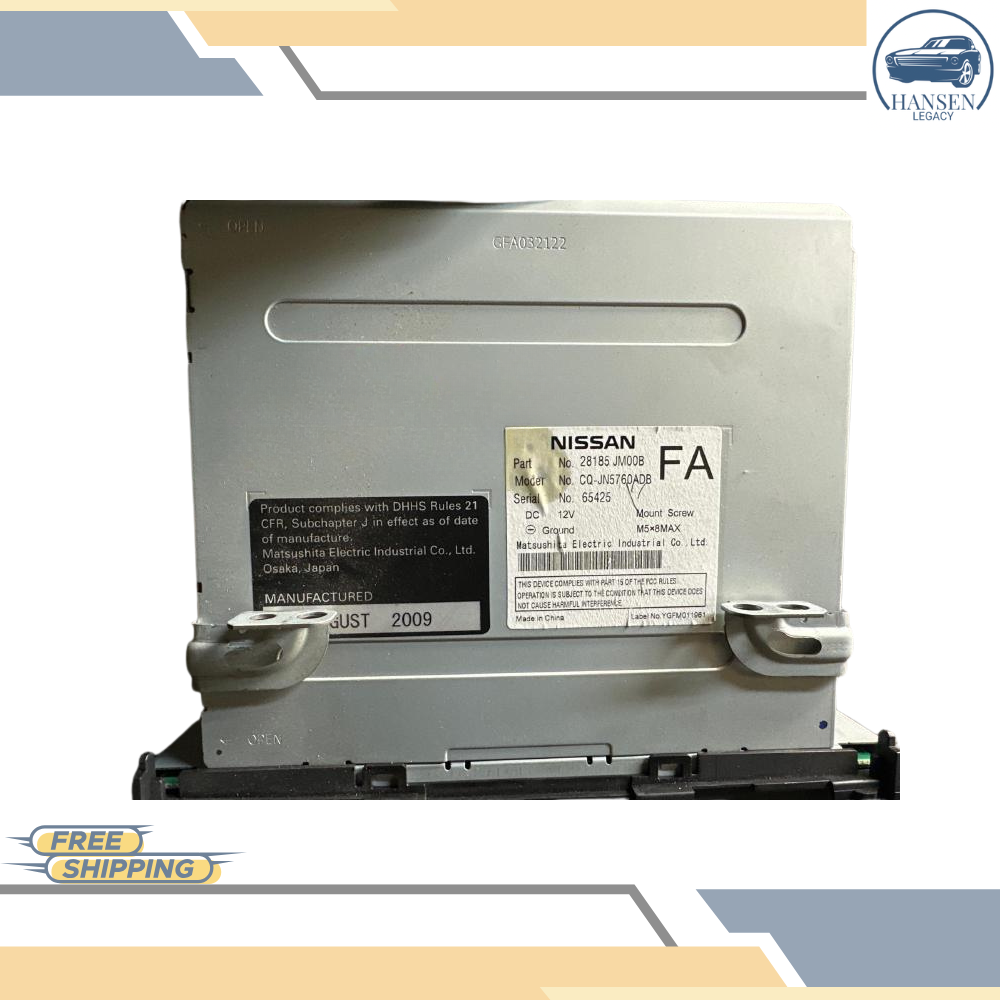 2009–2010 Nissan Rogue AM FM CD Radio Receiver 09 10 OEM Tested — view 4
