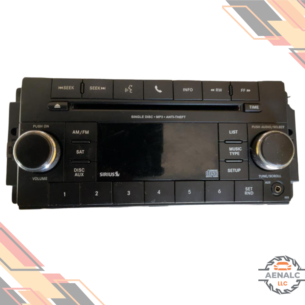 2012–2017 Jeep Patriot MP3 CD with Satellite Radio Receiver Face ID RES OEM — view 1