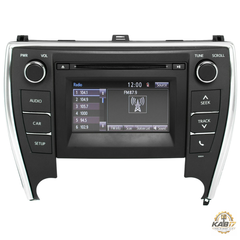 2015–2017 Toyota Camry Radio Touch Screen Display & Receiver OEM — view 1