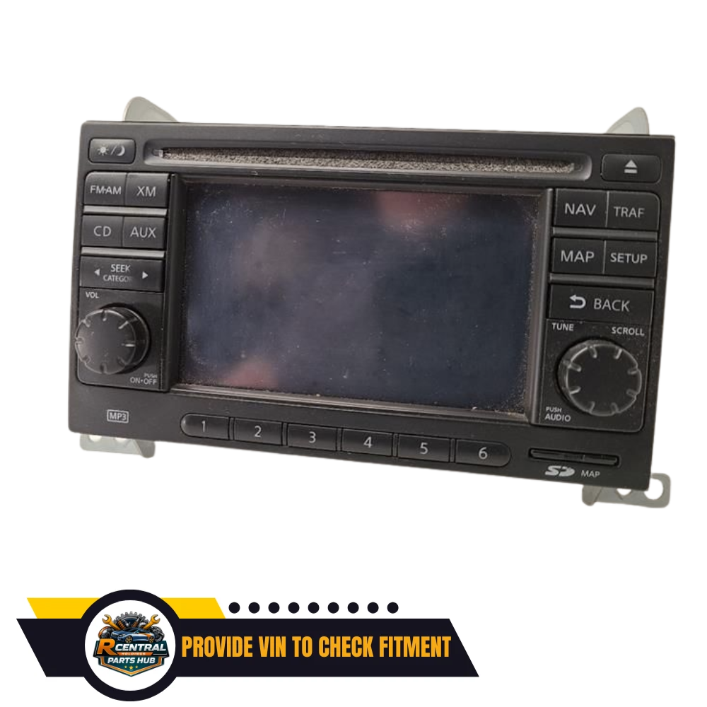 2011 Nissan Juke Radio Receiver Navigation with Display — view 1