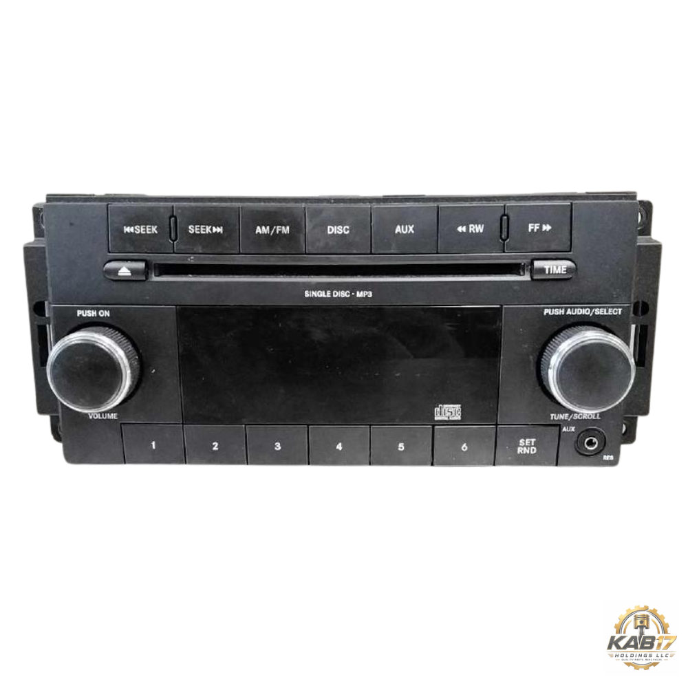 2011–2012 Dodge Caliber AM FM CD MP3 Radio Receiver RES OEM — view 1