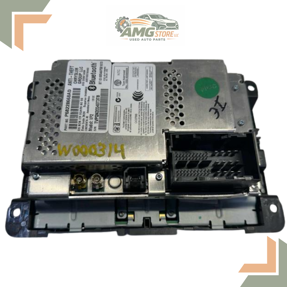 2015 Dodge Ram 1500 2500 5" Radio Receiver Head Unit with Satellite OEM — view 2
