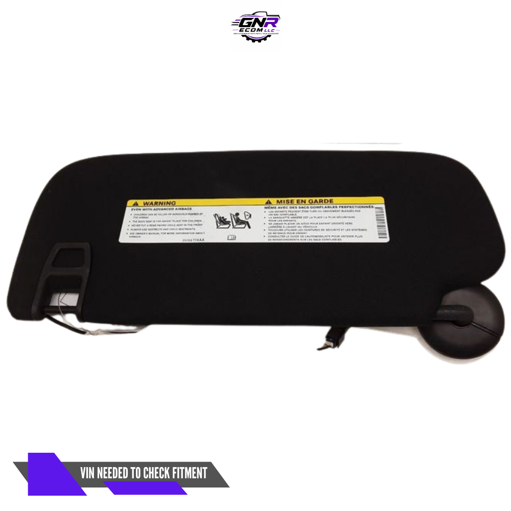 2014–2022 Jeep Grand Cherokee Passenger RH Sun Visor OEM — view 1