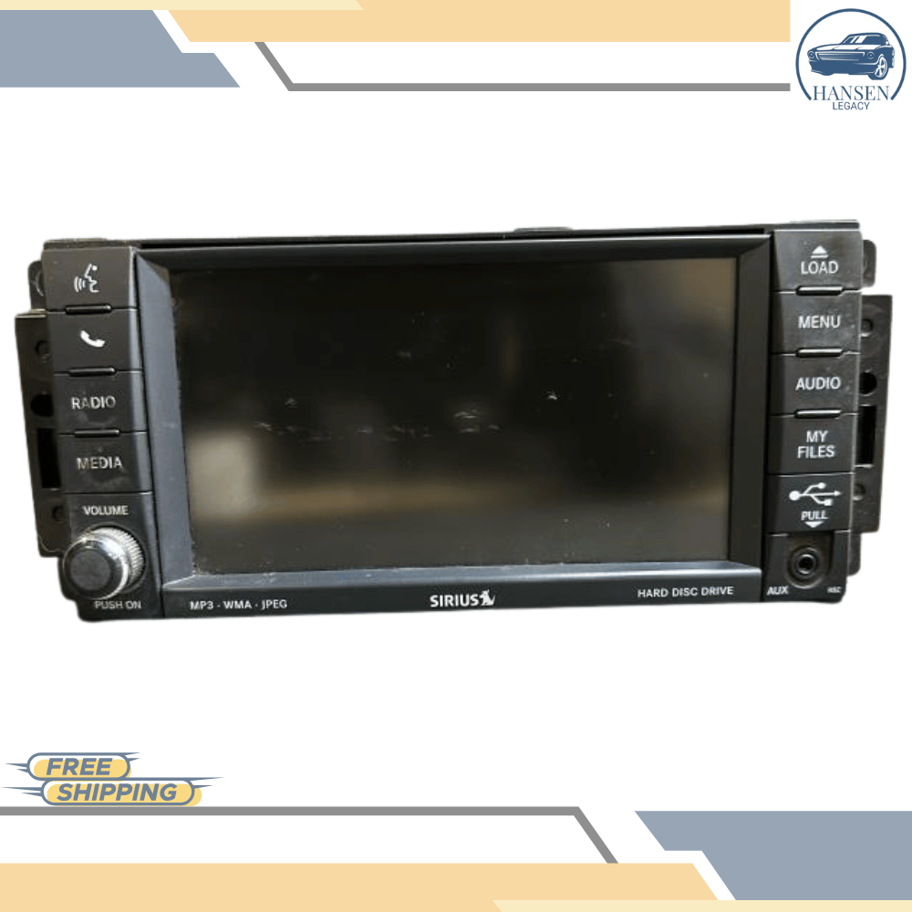 2010–2012 Dodge Ram 1500 2500 Pickup Radio AM FM DVD Player Receiver ID RBZ — view 1
