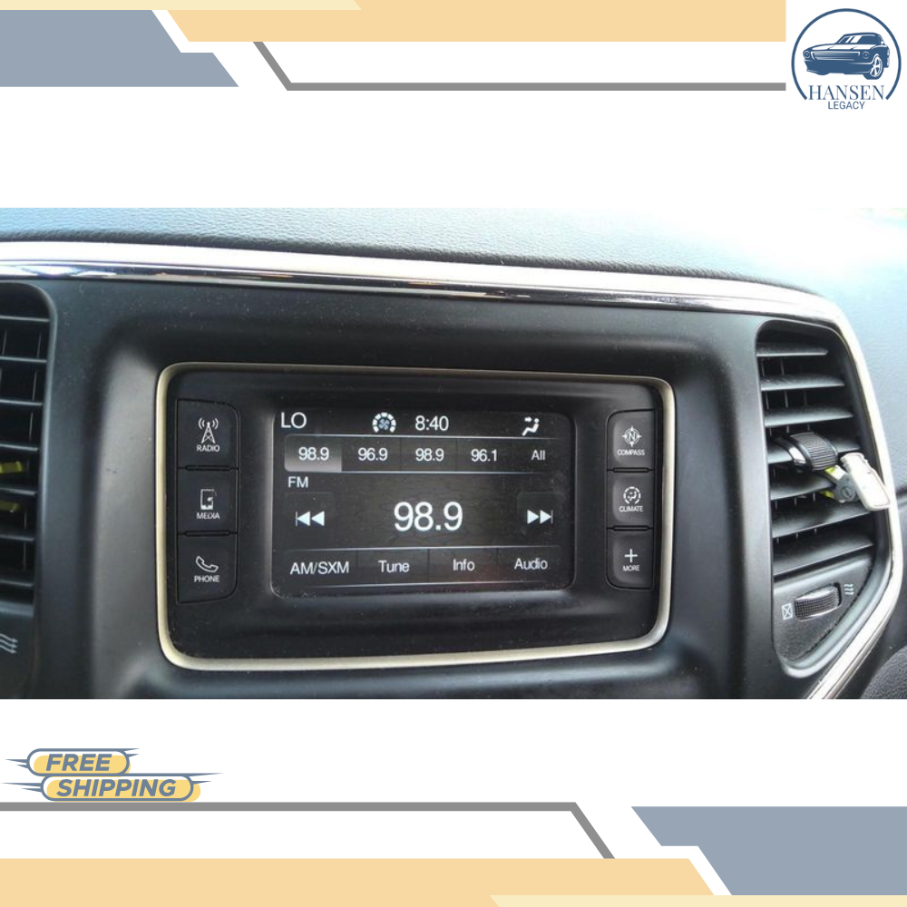 2016 Jeep Grand Cherokee Radio Receiver with Display Satellite 16 Tested — view 2
