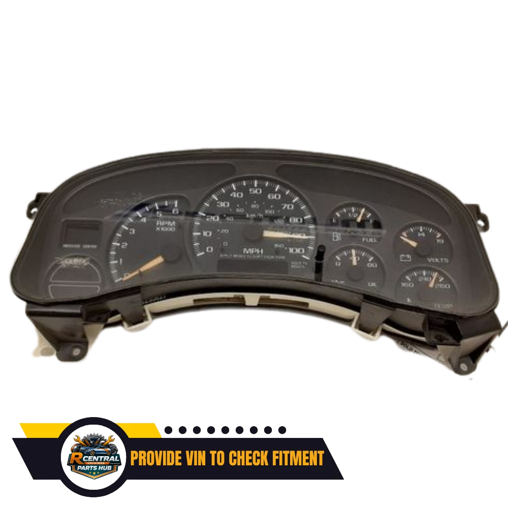 2000–2002 Chevrolet Tahoe Speedometer Speedo Cluster MPH OEM — view 1