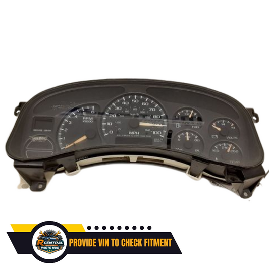 2000–2002 Chevrolet Tahoe Speedometer Speedo Cluster MPH OEM — view 1