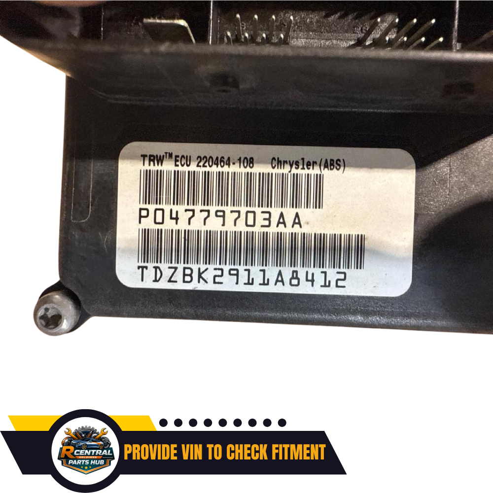 2011–2012 Ram 2500 3500 ABS Anti Lock Brake Actuator Pump — view 4