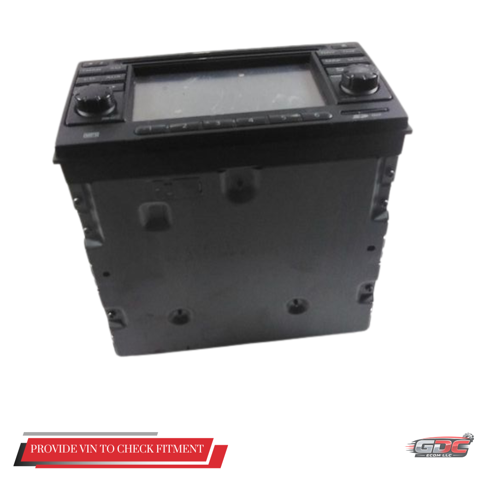 2010–2012 Nissan Sentra AM FM CD Player Radio with Navigation ID OEM 259157W80C — view 2