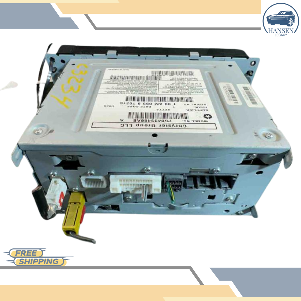 2013–2019 Dodge Caravan AM FM CD Satellite Radio Receiver RBZ OEM — view 3