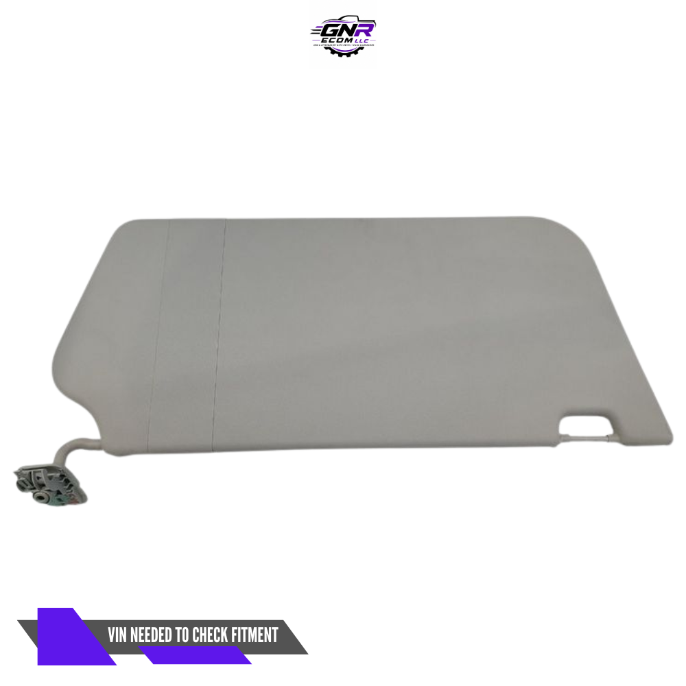 2015–2019 Ford Transit 250 Passenger RH Interior Sun Visor Gray OEM — view 1