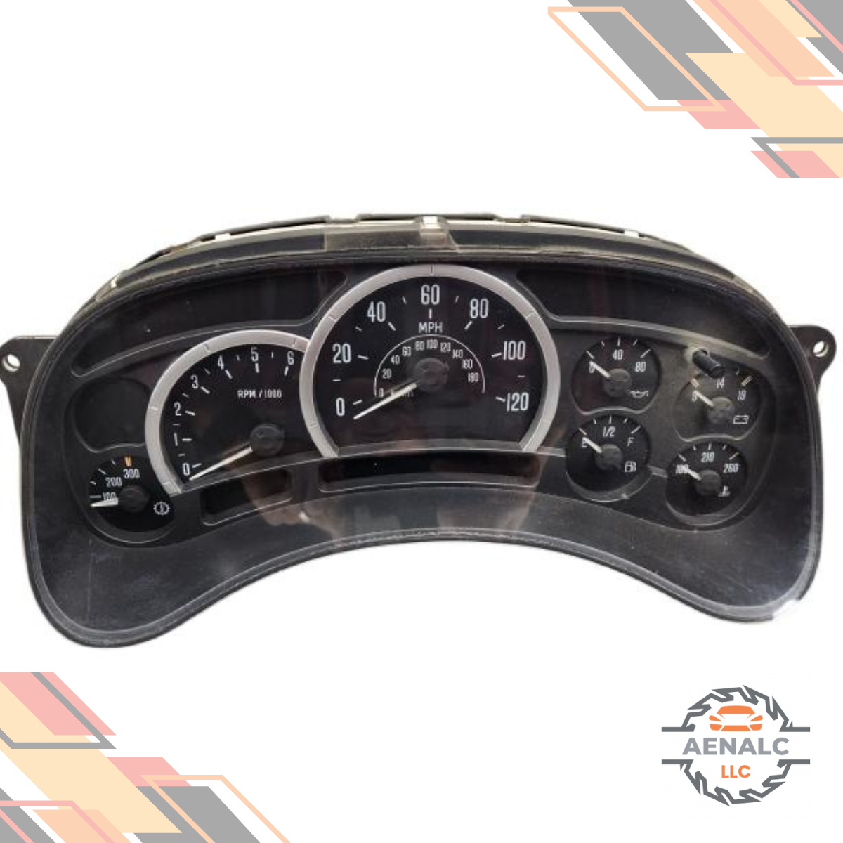 2003–2005 Cadillac Escalade ESV EXT Speedometer Gauges Cluster MPH with Tachometer — view 1