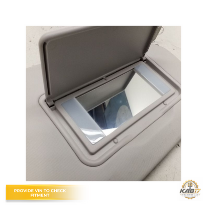 2021–2024 Ford Escape RH Passenger Sunvisor with Mirror & Light Gray OEM — view 3