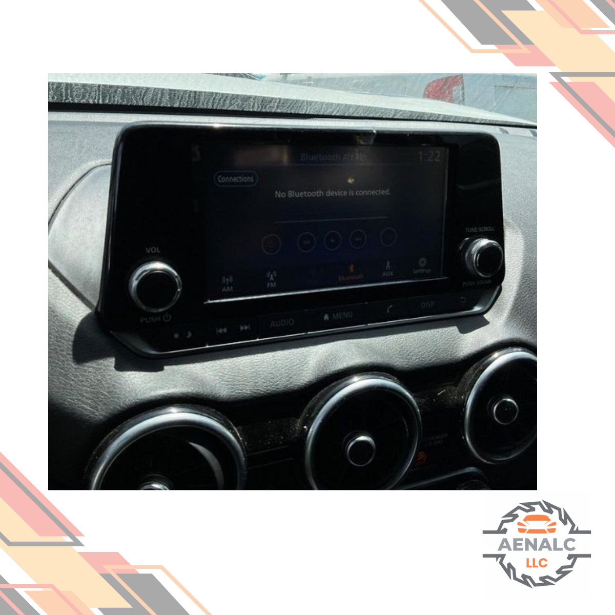 2020–2022 Nissan Sentra 8" Audio Display Radio Receiver without Navigation — view 3