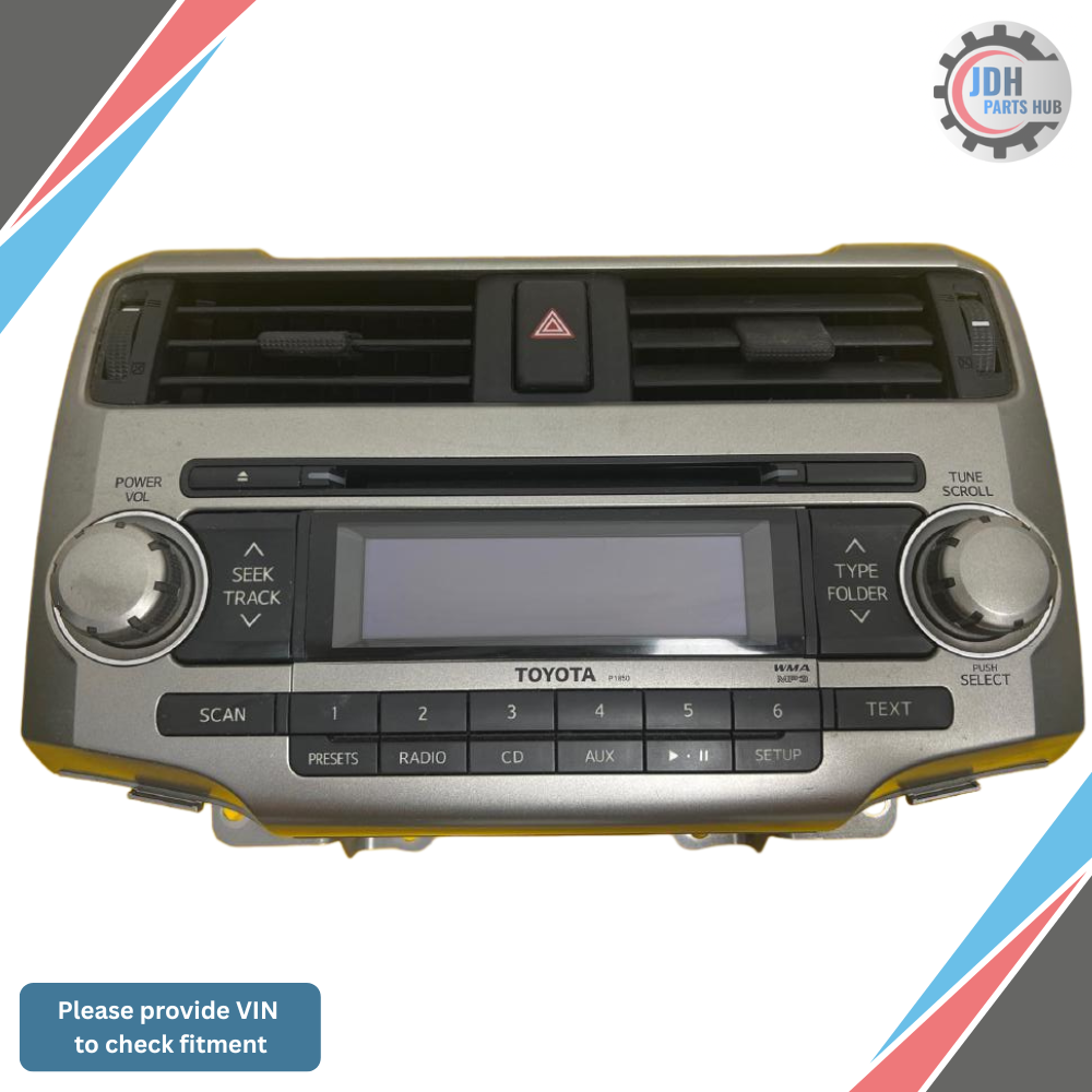 2010–2011 Toyota 4Runner Radio Stereo Receiver MP3 CD Player P1850 OEM — view 1
