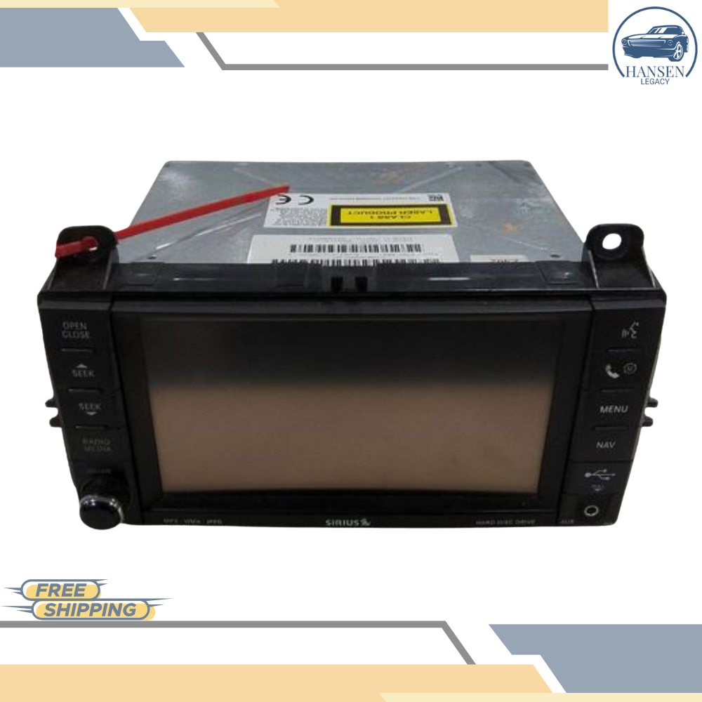 2011 Jeep Grand Cherokee Radio Receiver Display Screen Navigation ID RER 11 — view 2