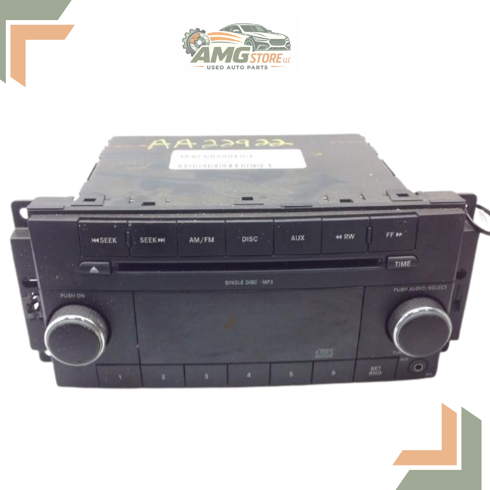 2011–2012 Dodge Caliber AM FM CD MP3 Radio Receiver RES OEM — view 1
