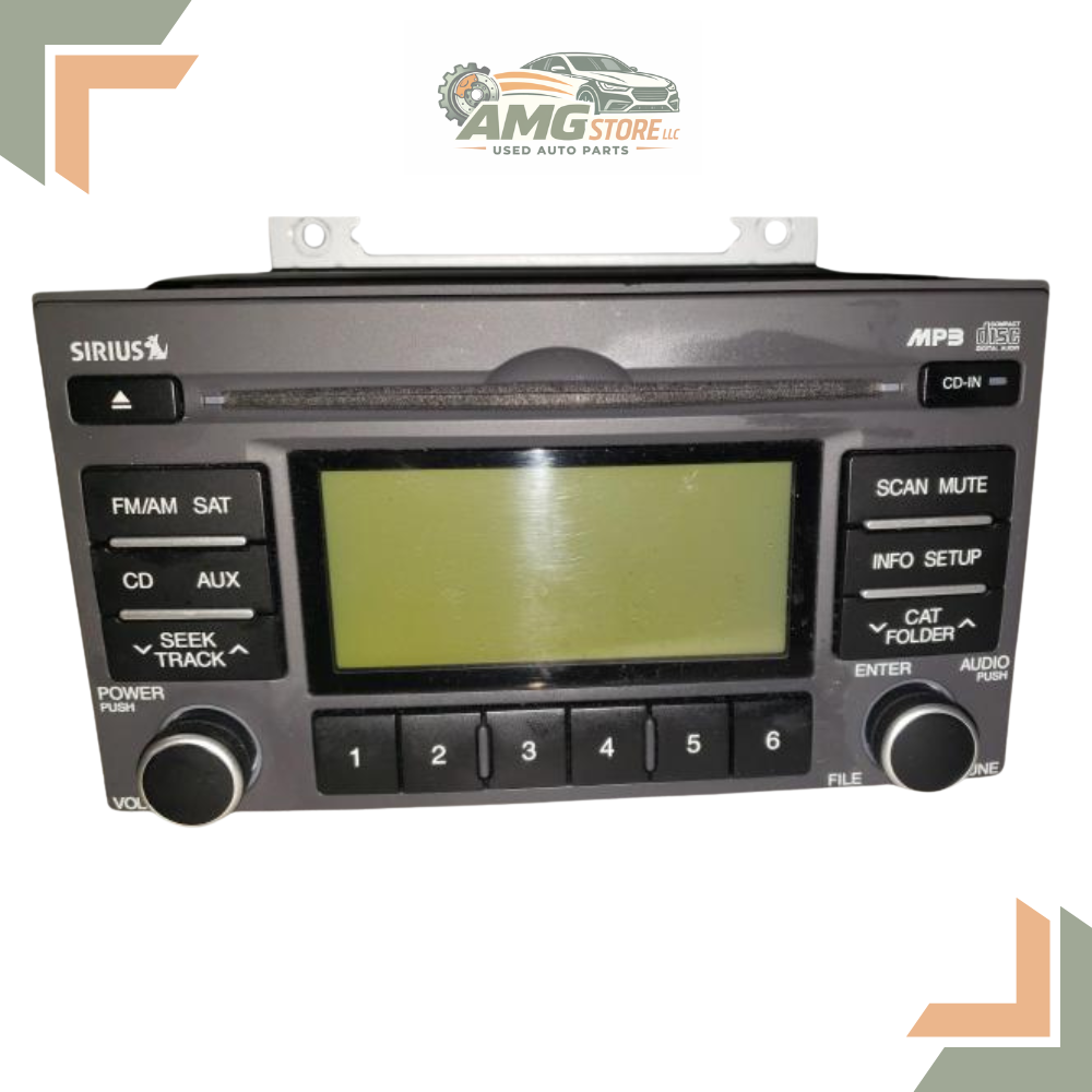 2009–2011 Kia Rio AM FM CD MP3 Satellite Radio Receiver — view 2