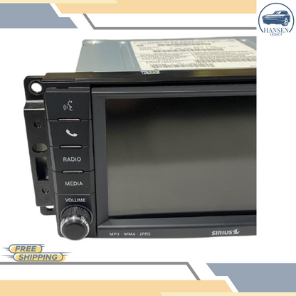 2011–2017 Jeep Patriot Compass AM FM CD DVD Satellite Radio Receiver ID RBZ OEM — view 2