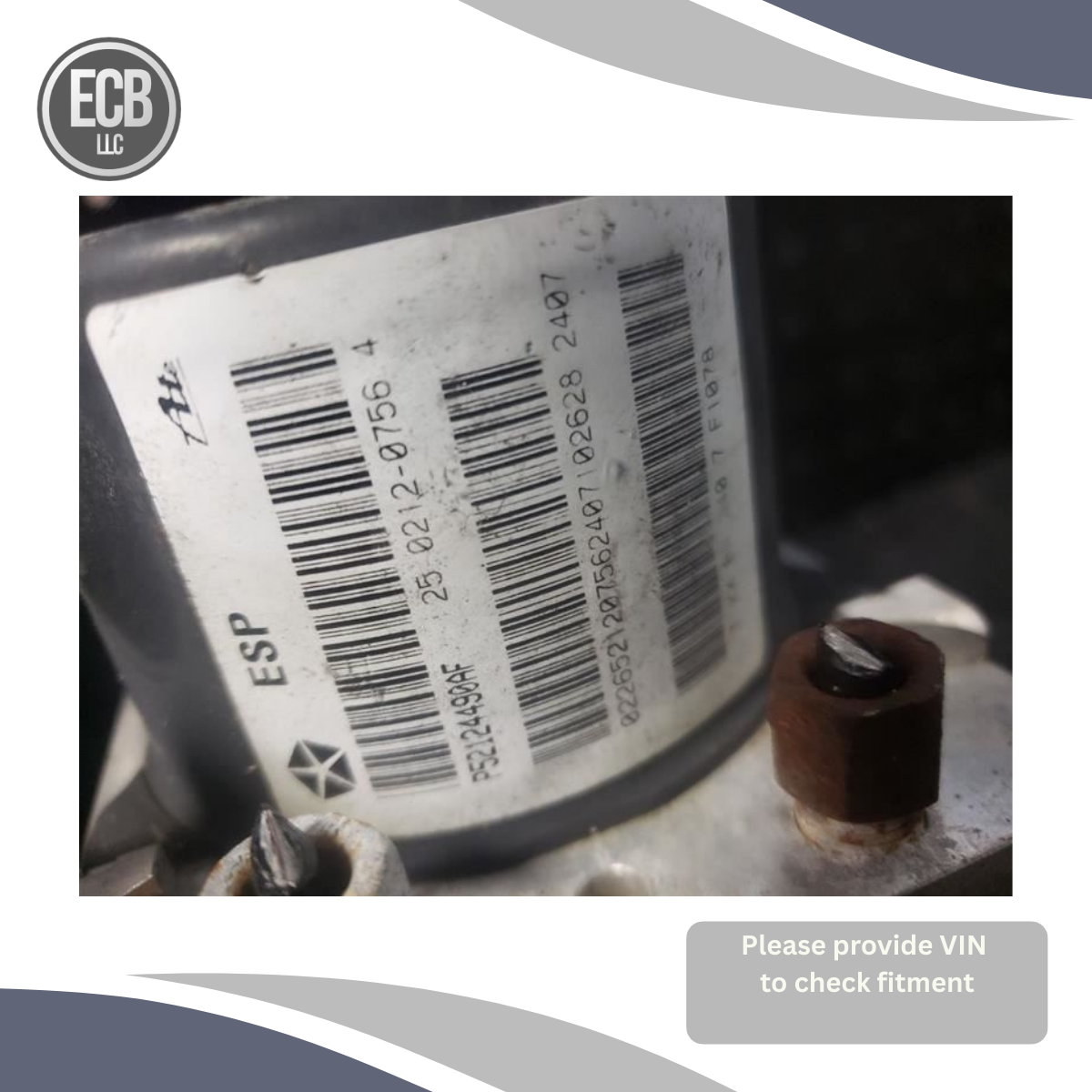 2008 Jeep Grand Cherokee ABS Anti Lock Brake Pump Module OEM — view 3