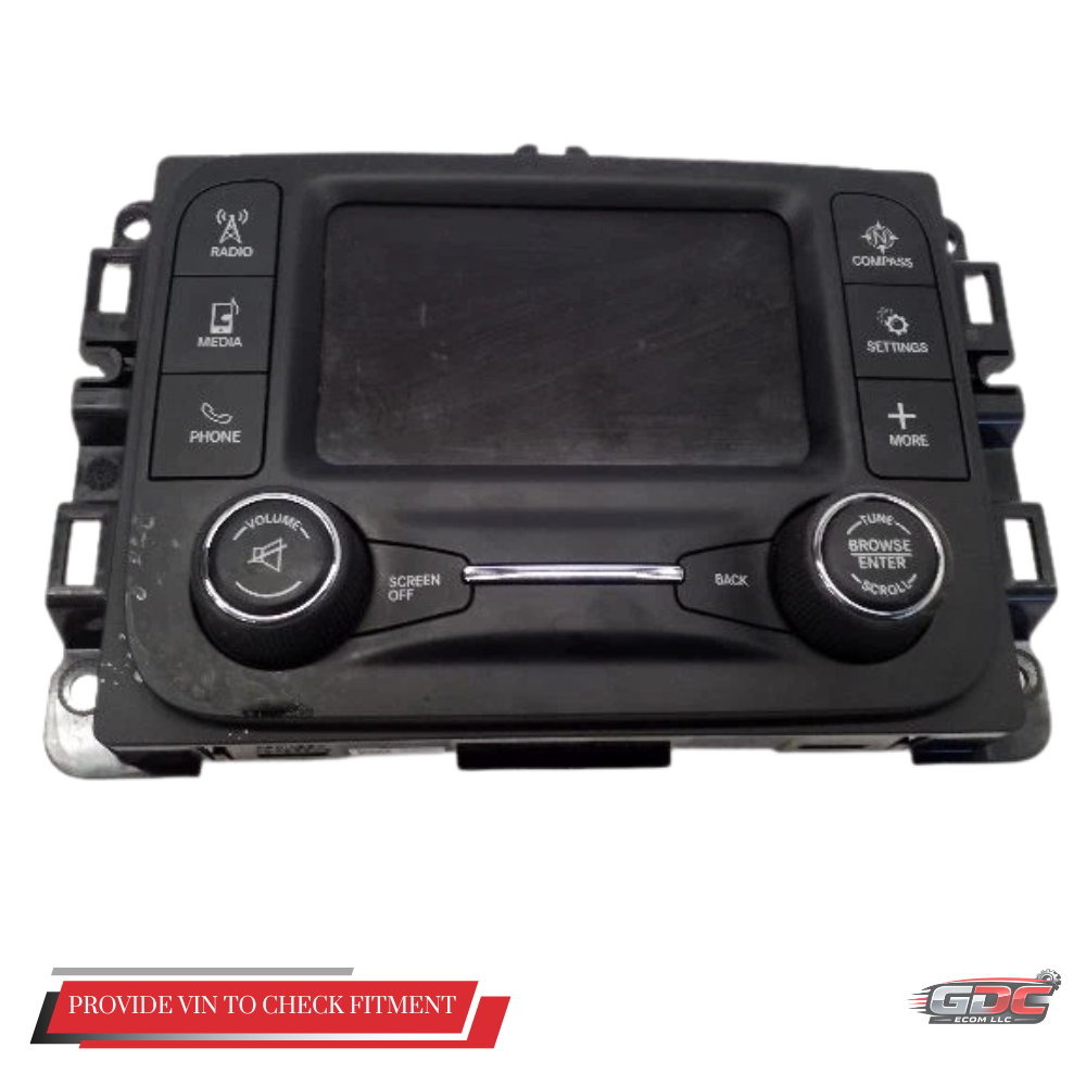 2018–2020 Dodge Ram 1500 AM FM Satellite Radio Display Receiver 5.0 Screen OEM — view 1