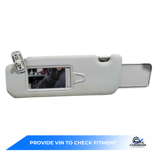 2011–2016 Kia Sportage LH Drive Sunvisor Sun Visor with Mirror & Extender OEM — view 1