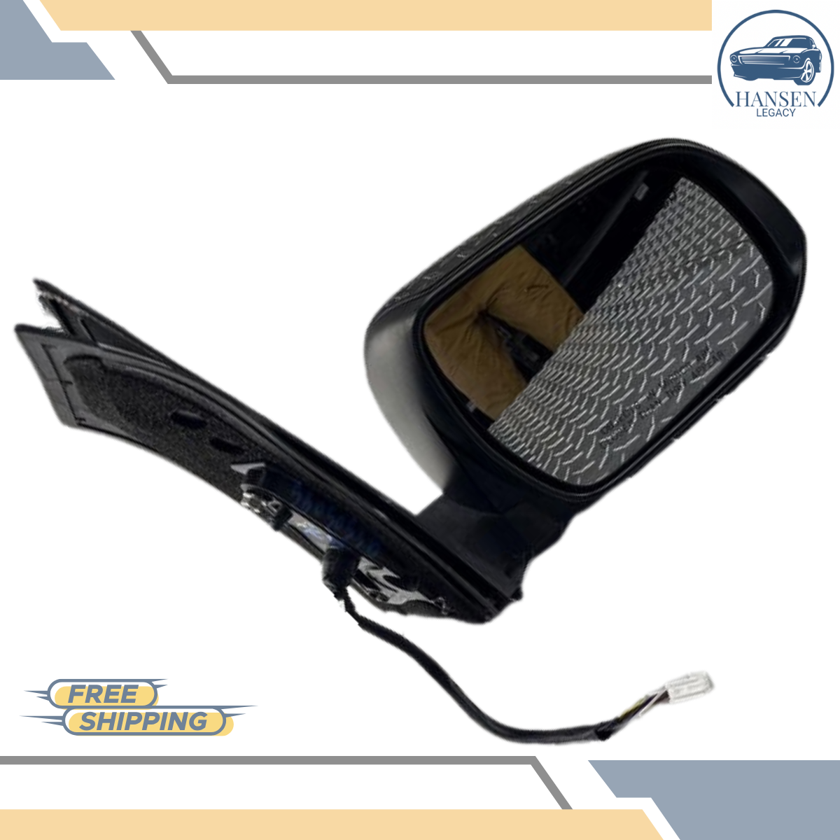 2013–2014 Toyota Sienna Right Passenger Side View Door Mirror Heated Gray RH OEM — view 4