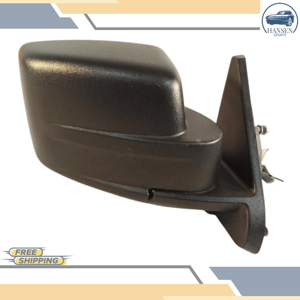 2007–2009 Jeep Patriot Side View Mirror Power Textured Black Passenger RH OEM — view 2