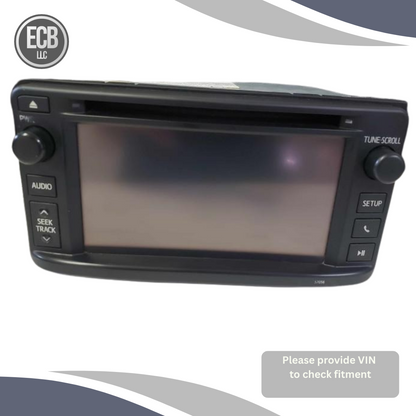 2013 Toyota Corolla Radio Audio Receiver with Display Screen OEM — view 1