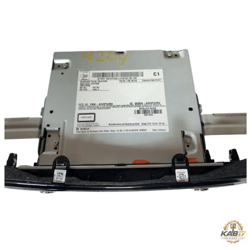 2018–2020 Nissan Rogue AM FM CD Radio Receiver OEM — view 2