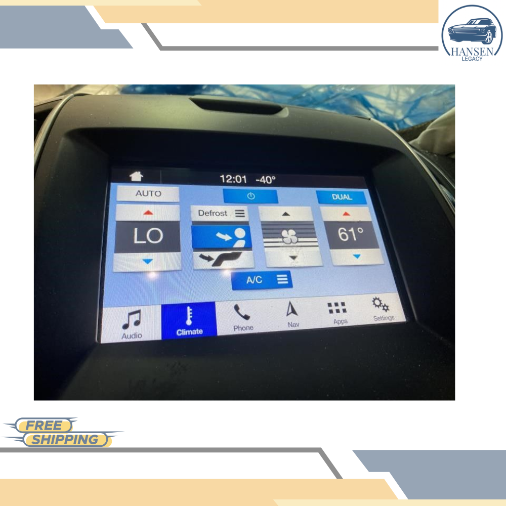 2016–2018 Ford Edge Front Center Dash Mounted 8" Display Screen OEM — view 5