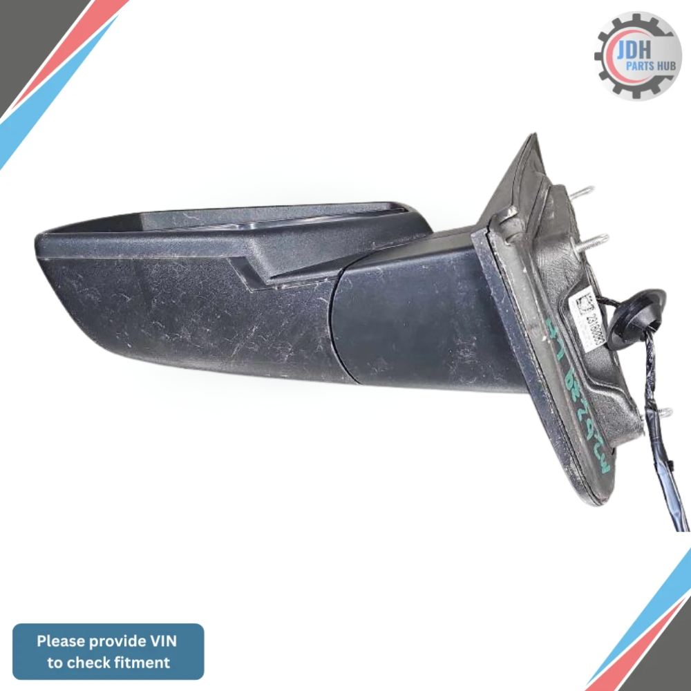 2014–2019 Chevrolet Silverado 1500 Left Driver Side View Door Mirror White OEM — view 3