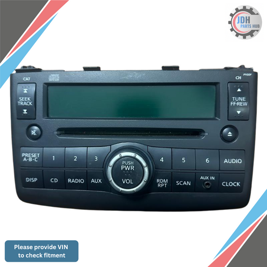 2009–2010 Nissan Rogue AM FM CD Radio Receiver OEM — view 1