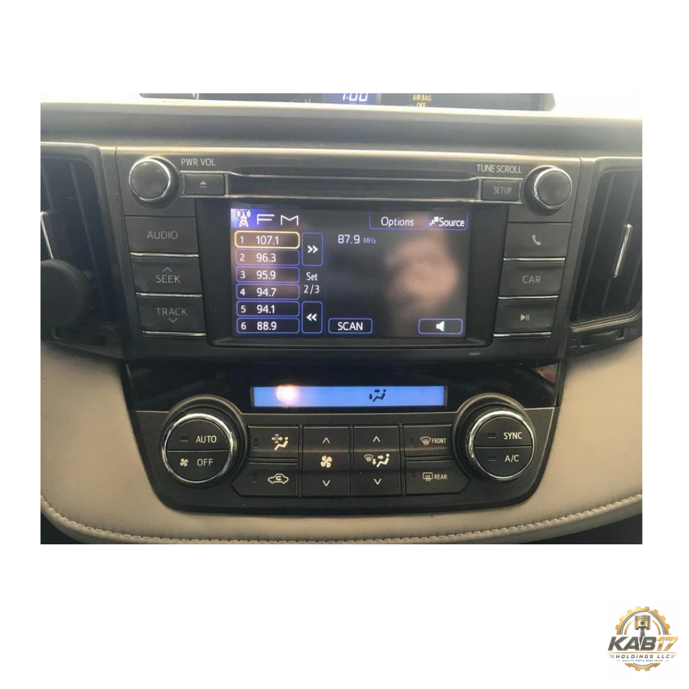 2013–2014 Toyota RAV4 Radio Display & Receiver Screen CD 100071 OEM — view 4