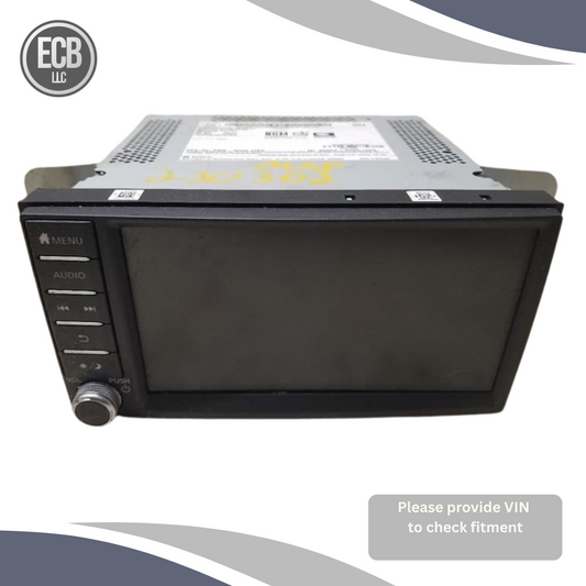 2018–2019 Nissan Sentra Radio Receiver Navigation 7" Screen OEM — view 1