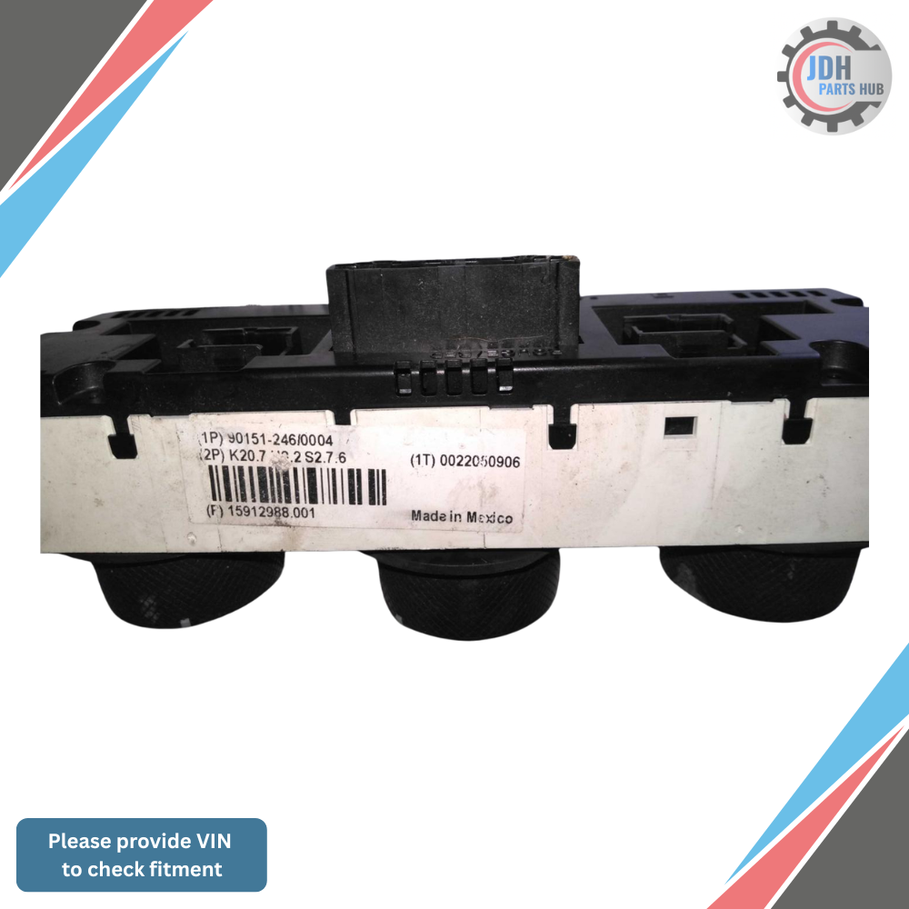 2006–2008 Hummer H3 Manual Climate AC Heater Temperature Control OEM — view 3