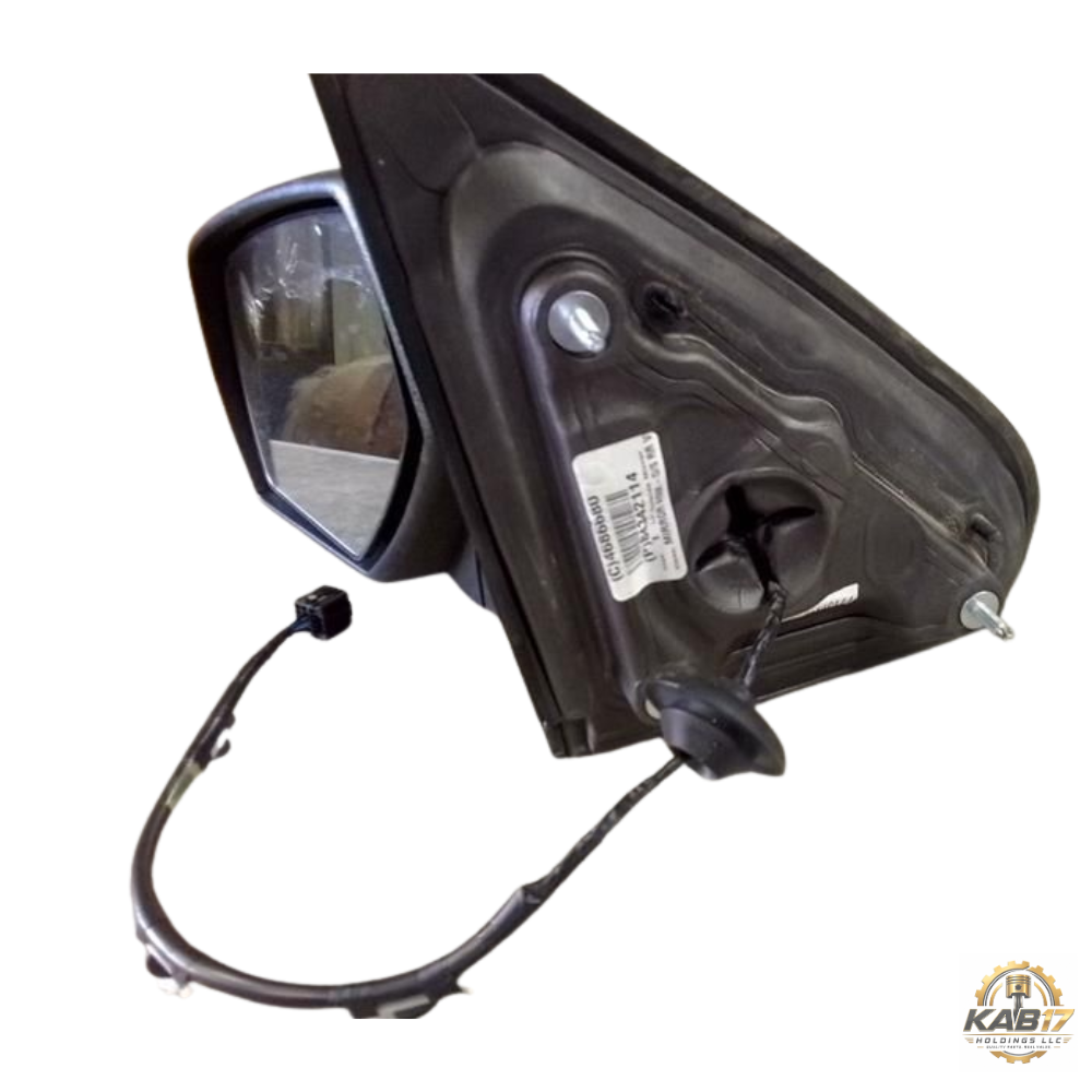 2014–2019 Chevrolet Silverado 1500 Left Driver Side View Door Mirror White OEM — view 4