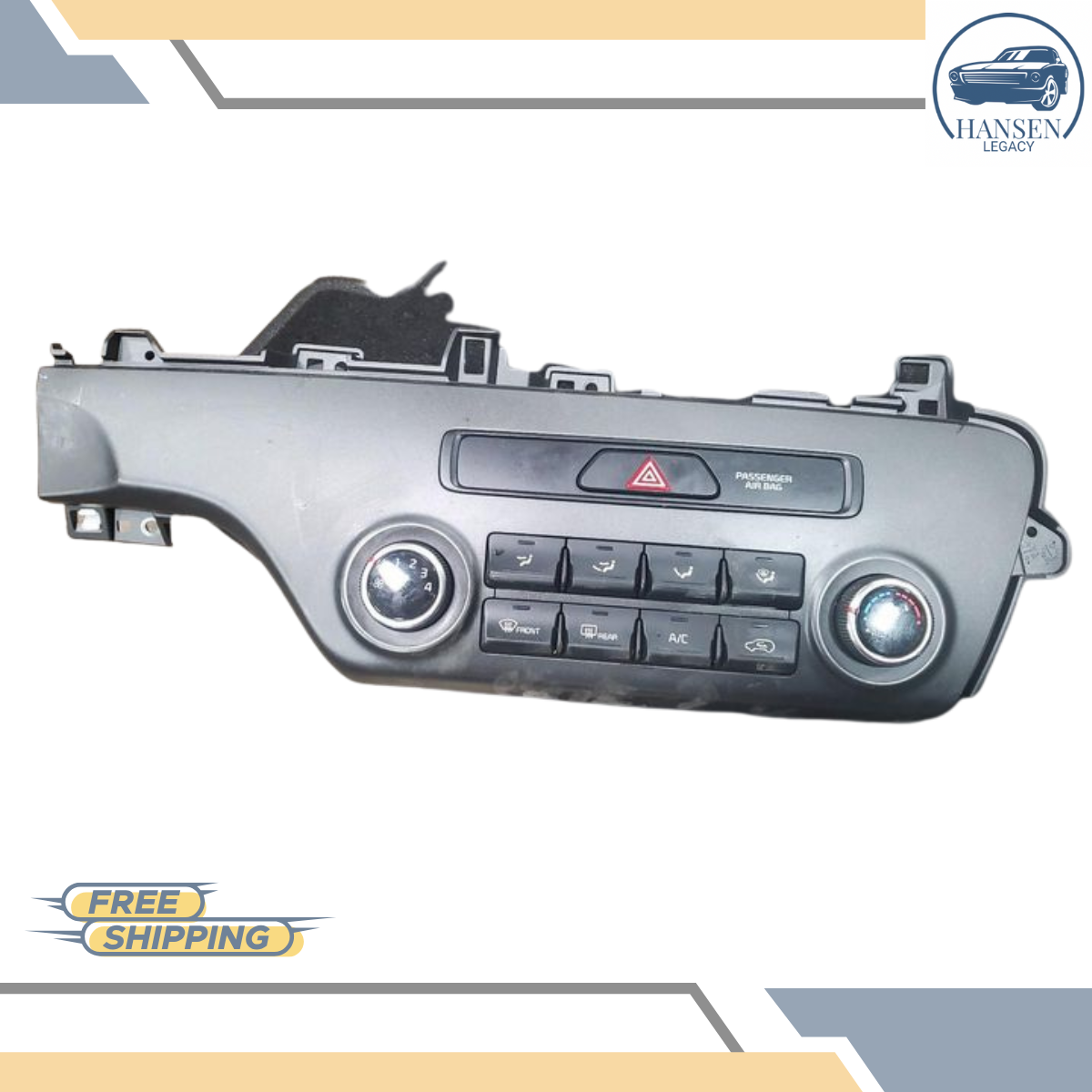 2017–2019 Kia Sportage Manual A/C AC Heater Temperature Control Unit — view 2