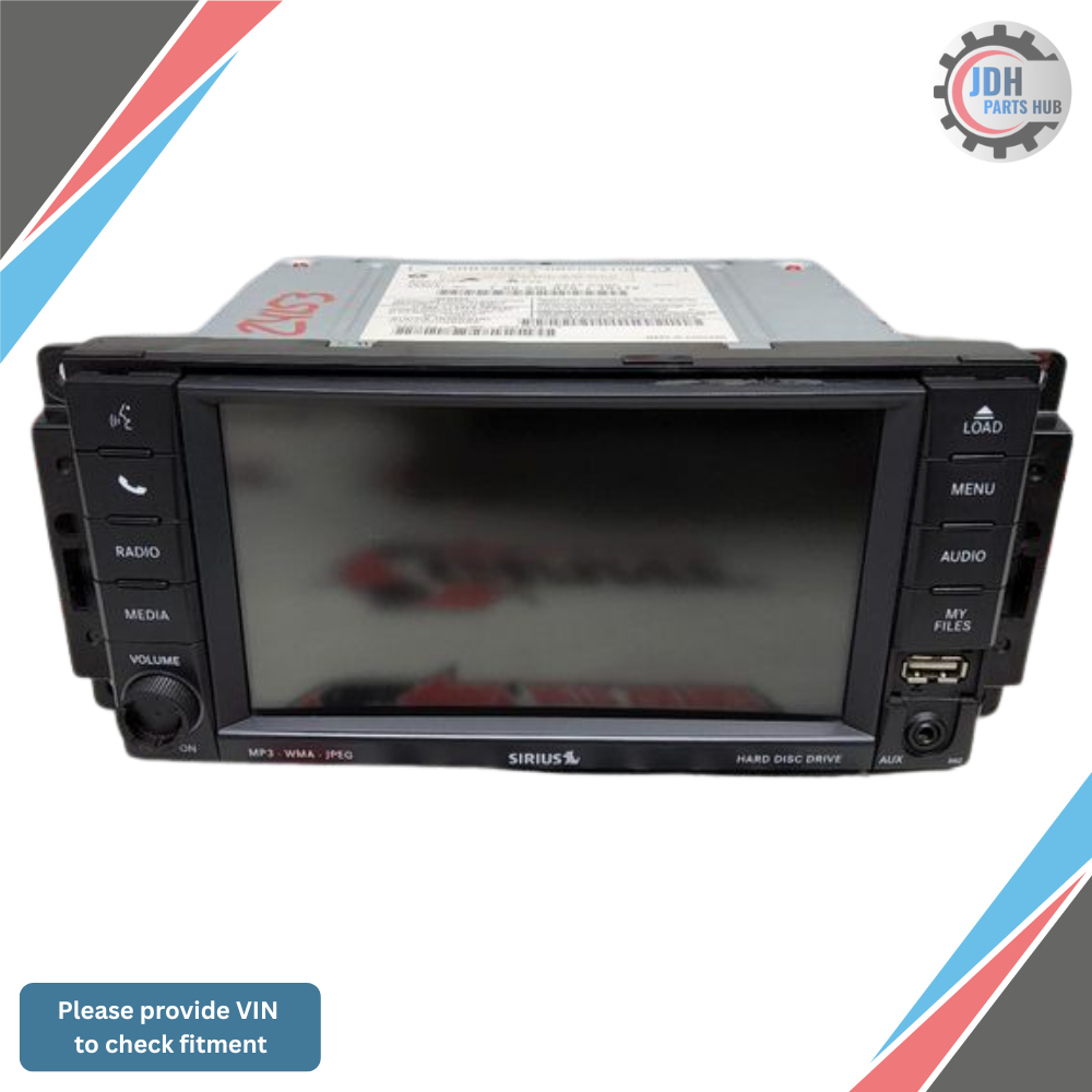 2011–2014 Chrysler 200 Radio Display Receiver AM FM CD DVD SAT Face ID RBZ OEM — view 1