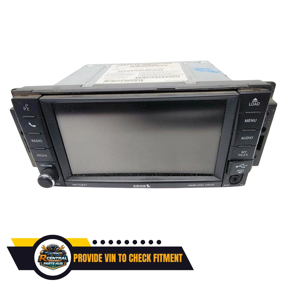 2012 Dodge Ram 1500 2500 Pickup Radio AM FM DVD Player Receiver with Nav ID RHB — view 1