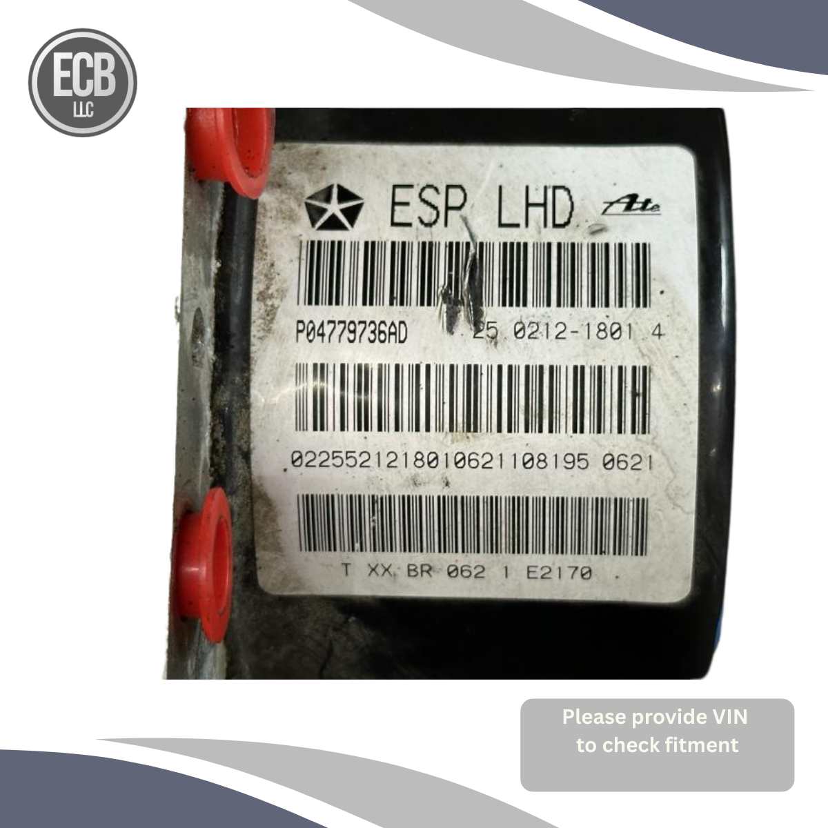 2011–2014 Chrysler 200 ABS Pump Module Assembly OEM — view 4