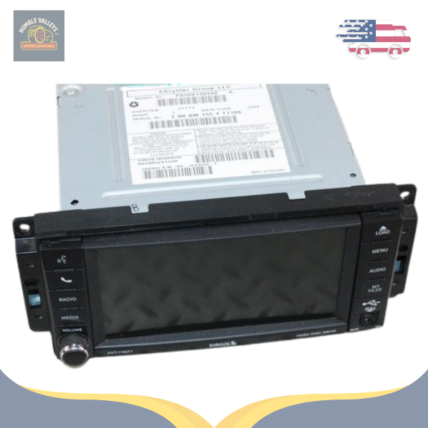 2010–2012 Dodge Ram 1500/2500 Pickup AM/FM/DVD Radio Receiver ID RBZ — view 1
