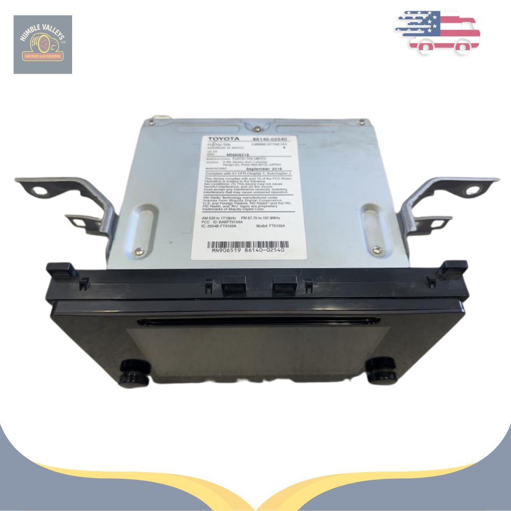 2017–2019 Toyota Corolla Radio Display Receiver 100638 OEM — view 2