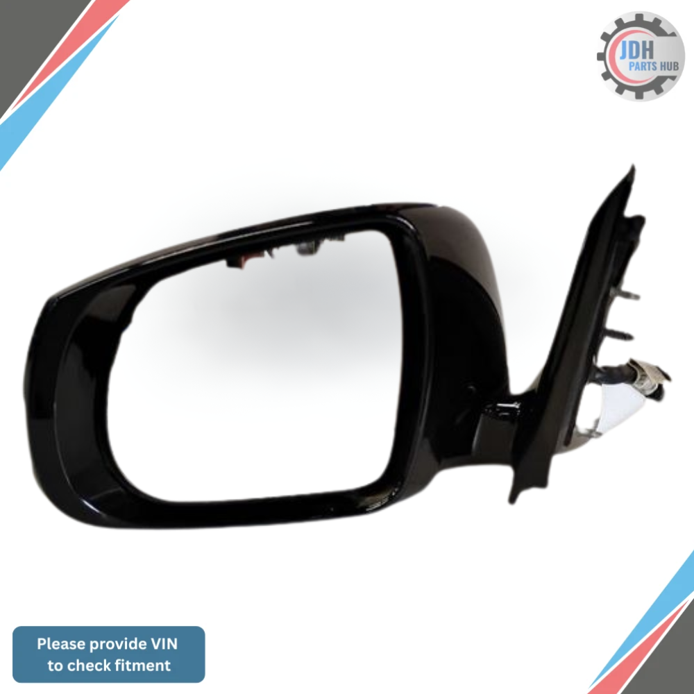 2017–2020 Infiniti QX60 Left Driver Side Door Mirror Assembly Black Power Heated — view 1