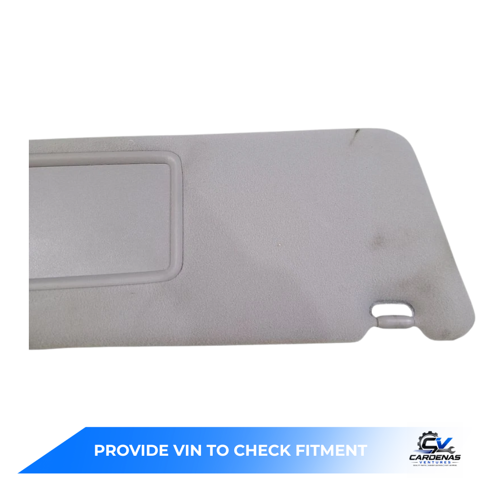 2010–2016 Toyota Venza Passenger RH Sun Visor OEM — view 2