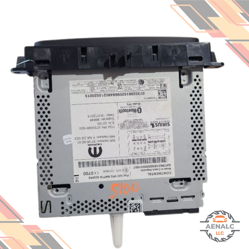 2015–2017 Jeep Renegade 5" Touch Radio Display Receiver Satellite OEM — view 2
