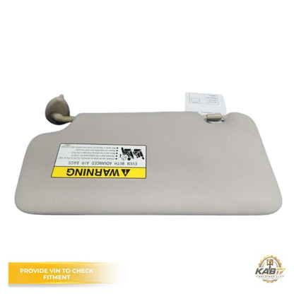2015–2020 Honda Fit Right Sunvisor Passenger Side RH Sun Visor Gray OEM — view 3